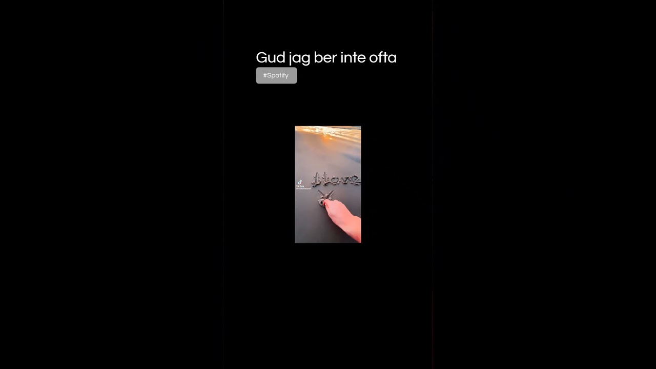 Gud jag ber inte ofta