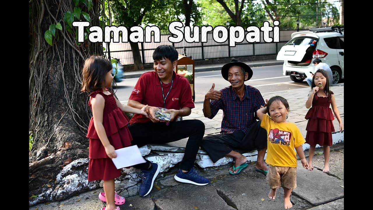 Di Tengah Jakarta Ada Taman Seadem Ini?! 😲🌳 Anak-Anak Happy di Taman Suropati