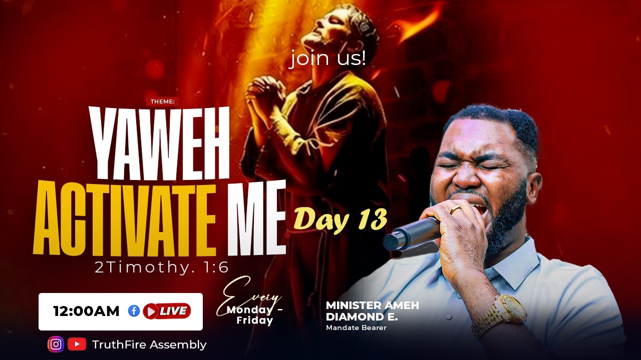 LUZ The Midnight Prayer Encounter || YAWEH ACTIVATE ME || DAY 13