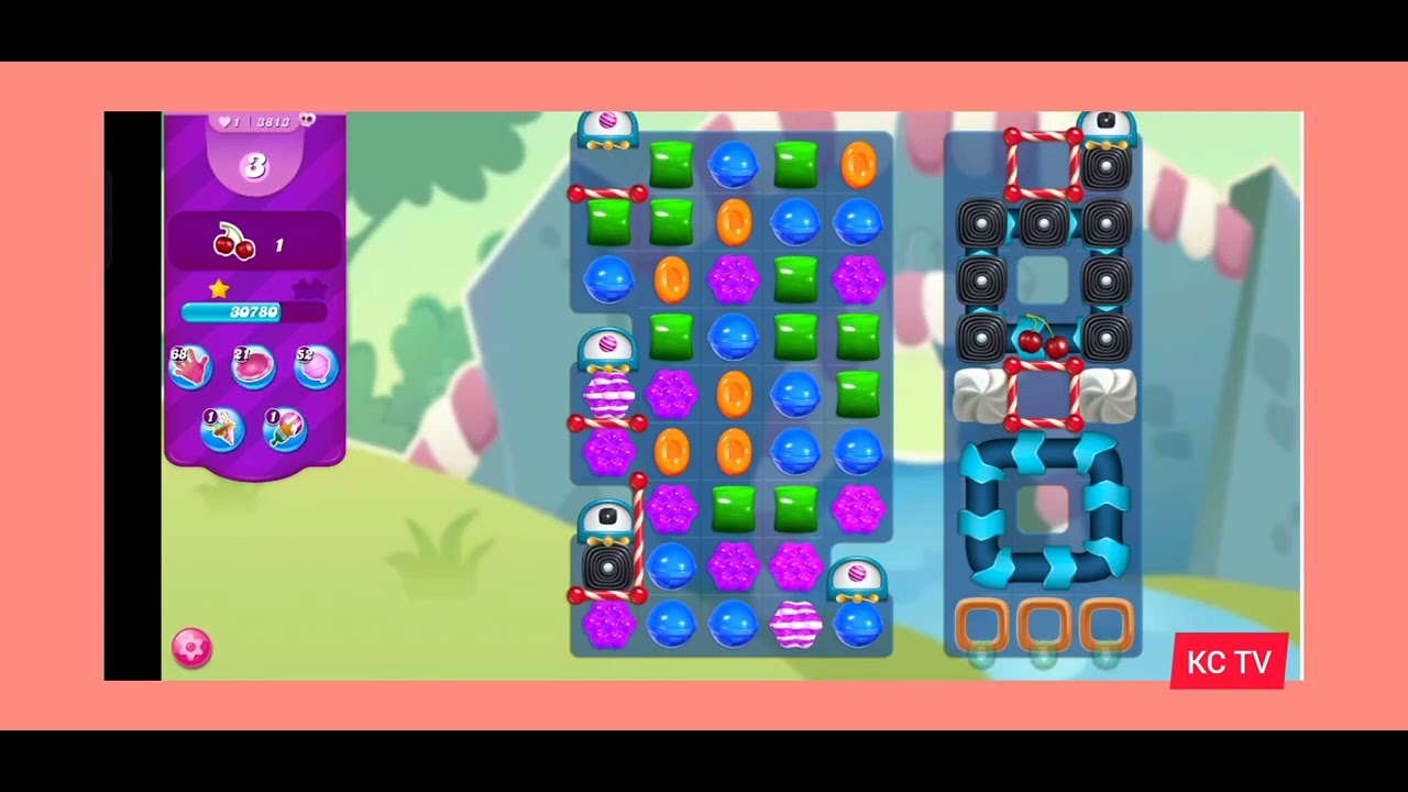 CANDY CRUSH SAGA LEVEL 3813 NEW VERSION NO BOOSTER
