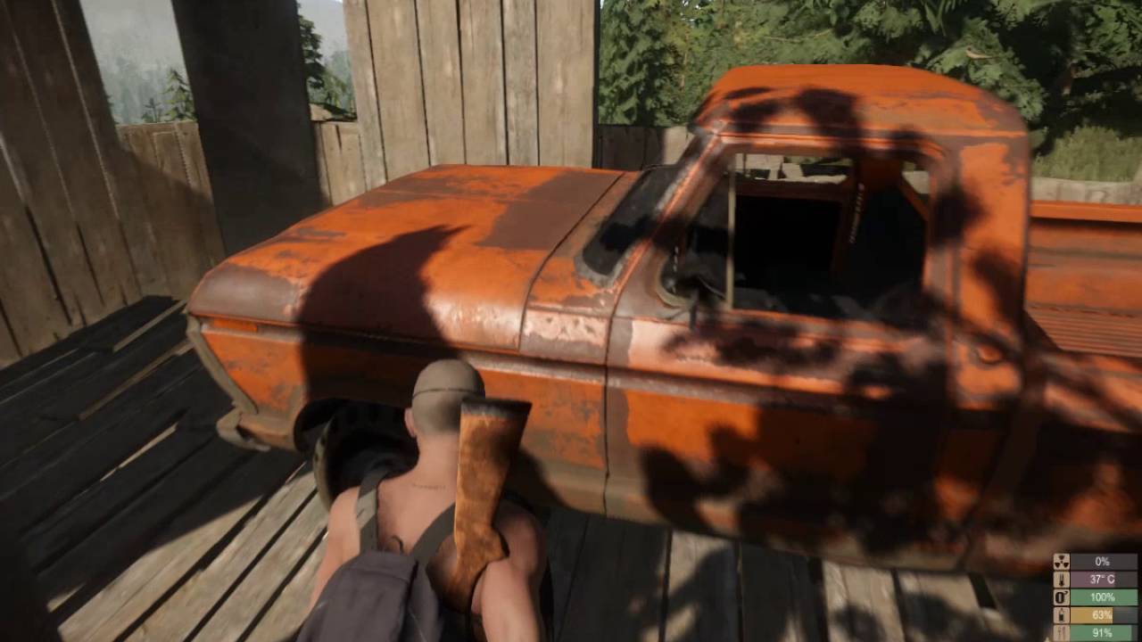 Miscreated: Base raid Hobo Beach Boys style