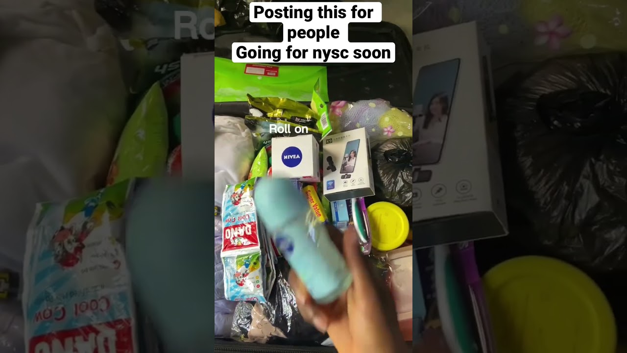 Pack with me for Nysc camp;         