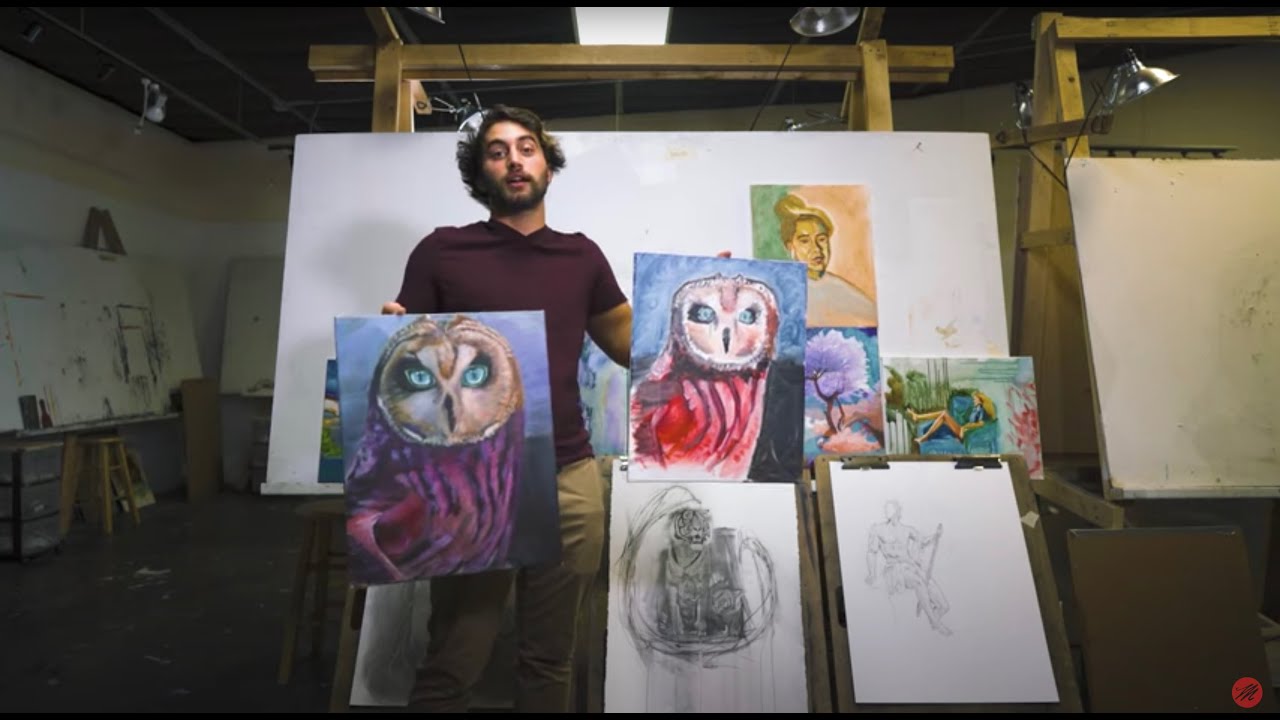 Mastery Program VLOG Episode 1 - Learning Oil Painting and Drawing