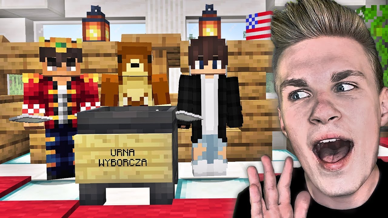 Wielkie WYBORY w MOJEJ WIOSCE w Minecraft! / Macioch, Elvisoo, Agentix