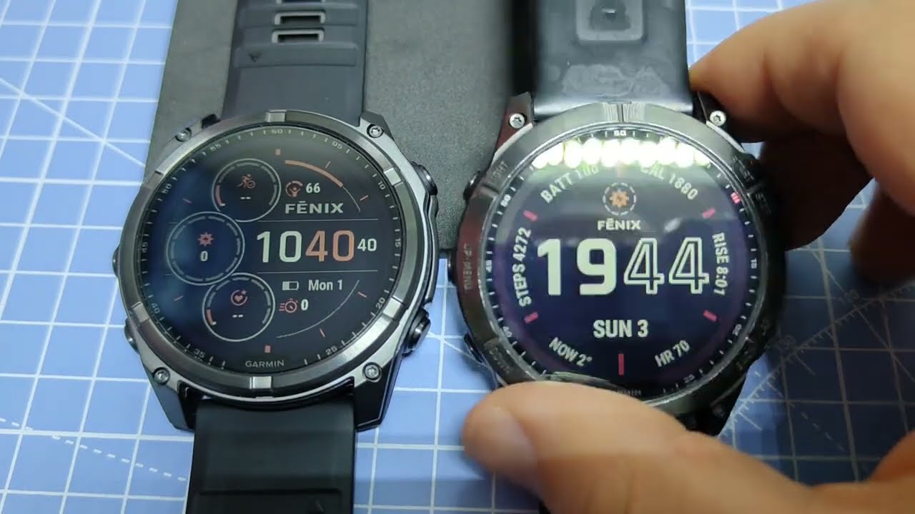 Garmin Fenix 8 51mm MIP vs Fenix 7 51mm MIP