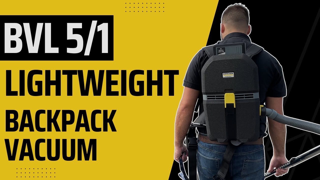 Kärcher BVL 5/1 Battery-Powered Backpack Vacuum: Overview & Demo