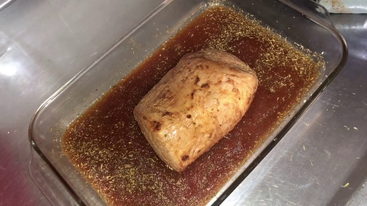 LOMO DE RES AL HORNO EN SALSA DE VINO TINTO