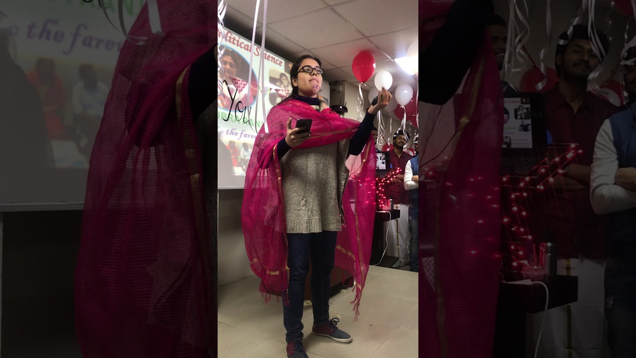 Great Mimicry of Shubhra Ranjan Ma'am by Asmita | Farewell B1 2017 |
