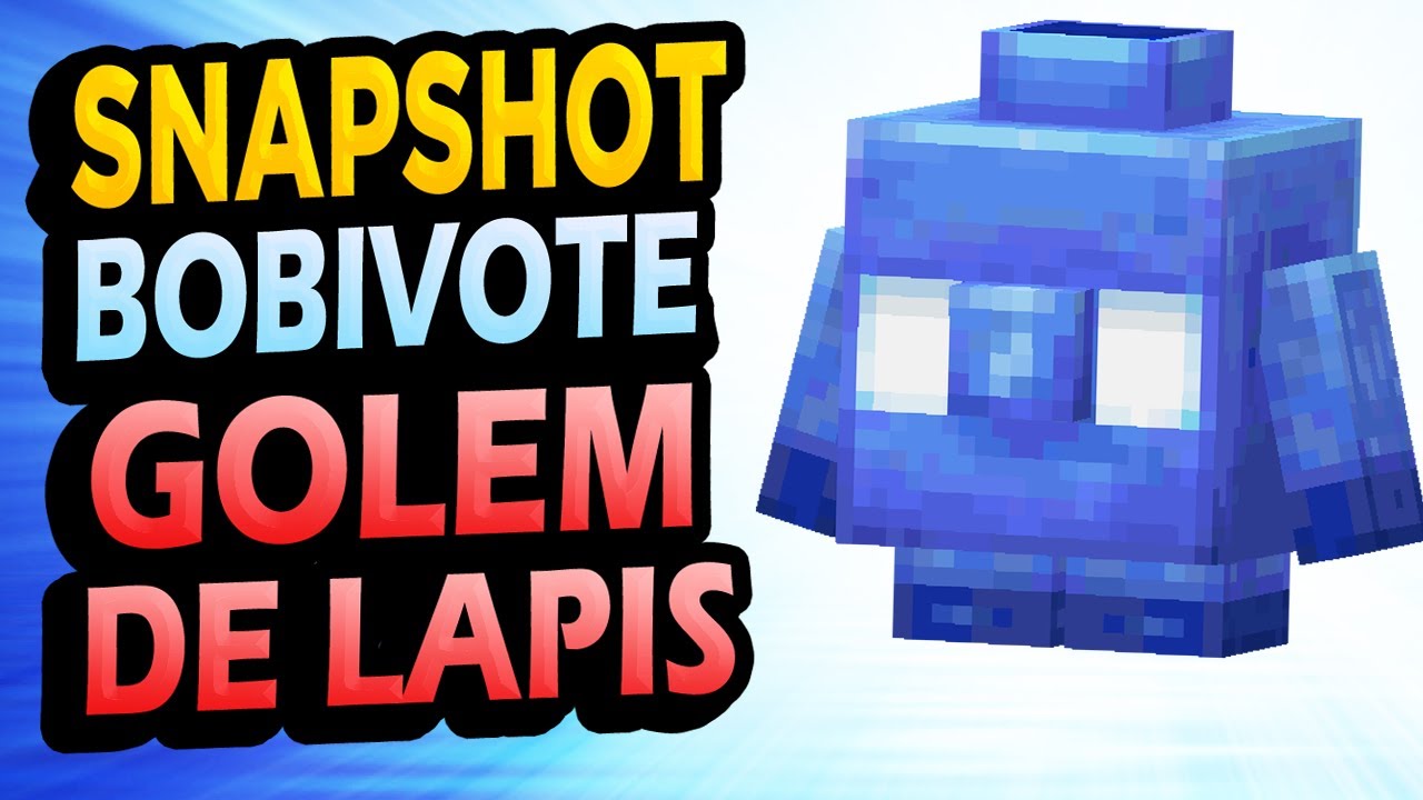 ✅ Lleg&oacute; el Golem de Lapis Lazuli! 👉 Minecraft Bobi Vote