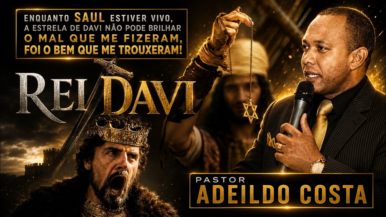 Pr Adeildo Costa TEMA:Enquanto Saul estiver vivo, A estrela de Davi não pode Brilhar
