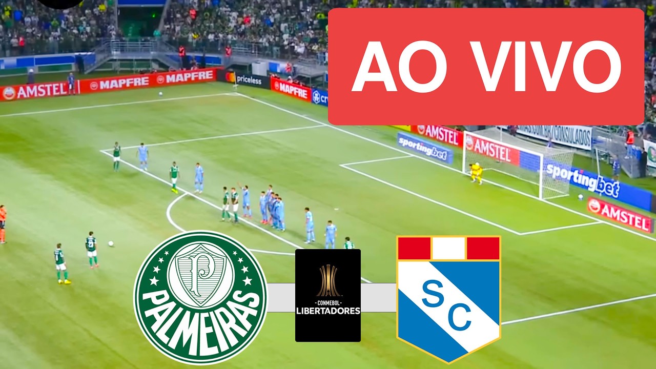 PALMEIRAS X SPORTING CRISTAL AO VIVO COM IMAGENS - LIBERTADORES 2026 - ASSISTA AGORA!