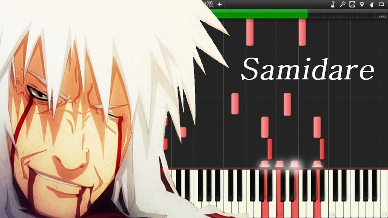 Naruto Shippūden OST - Samidare (Early Summer Rain)  |  Synthesia
