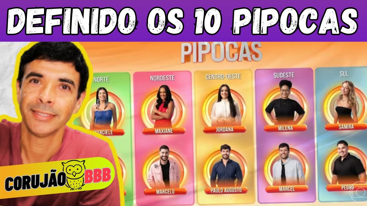 Definido os 10 PIPOCAS do BBB26 - Live Comentando