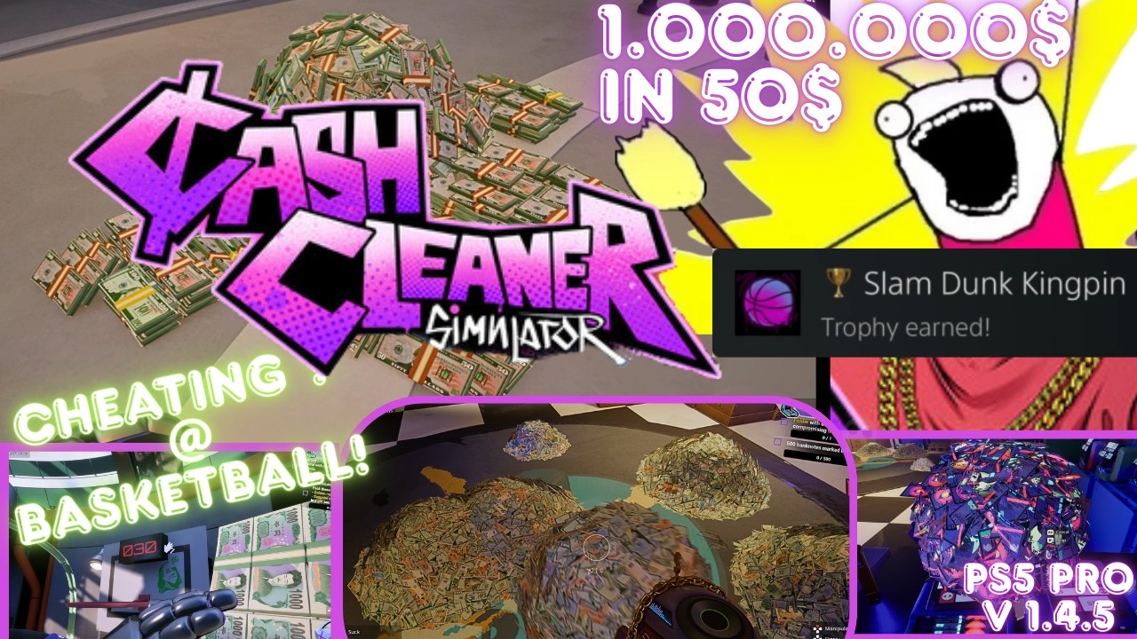 We get the Slam Dunk Achievement the Sleazy way in Cash Cleaner Simulator PS 5 Pro