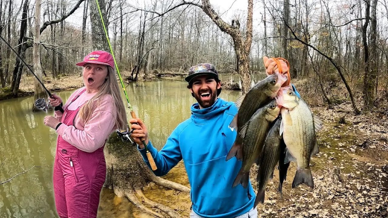 Bank Fishing CREEKS, SPILLWAYS and DITCHES for ANYTHING That Bites!