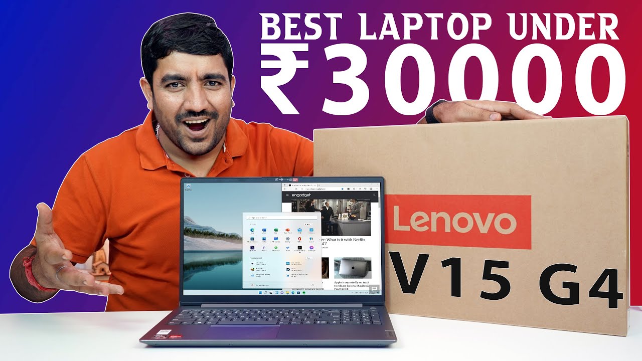 Lenovo V15 AMD Ryzen 3 7320U (2024) | Один из лучших ноутбуков до 30 000 ₹⚡ Распаковка и обзор [х...