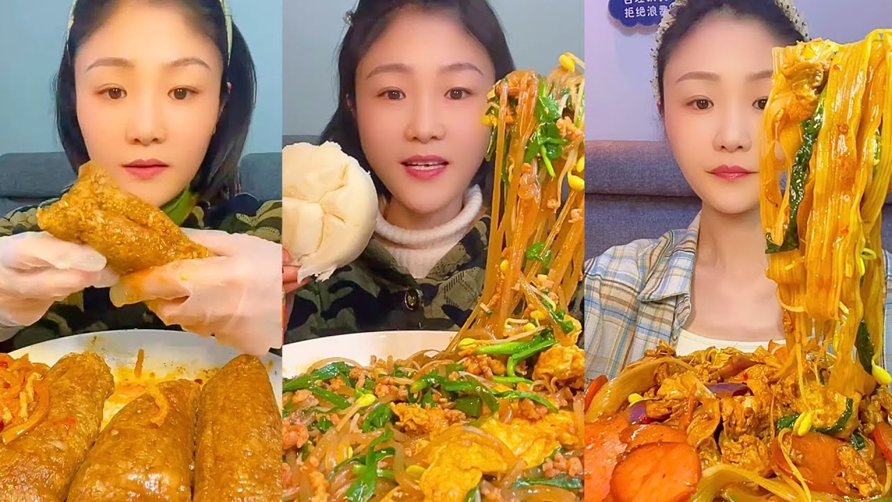 1 Hour ASMR Mukbang | Satisfying Eating Sounds for Sleep, Relaxation & Study #1120