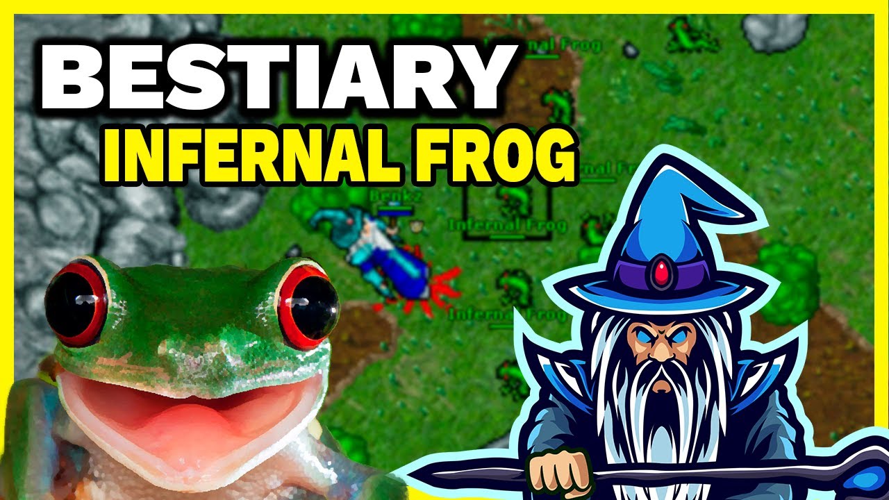 BESTIARY: INFERNAL FROG - 25 pontos de CHARM + ISLE OF EVIL QUEST
