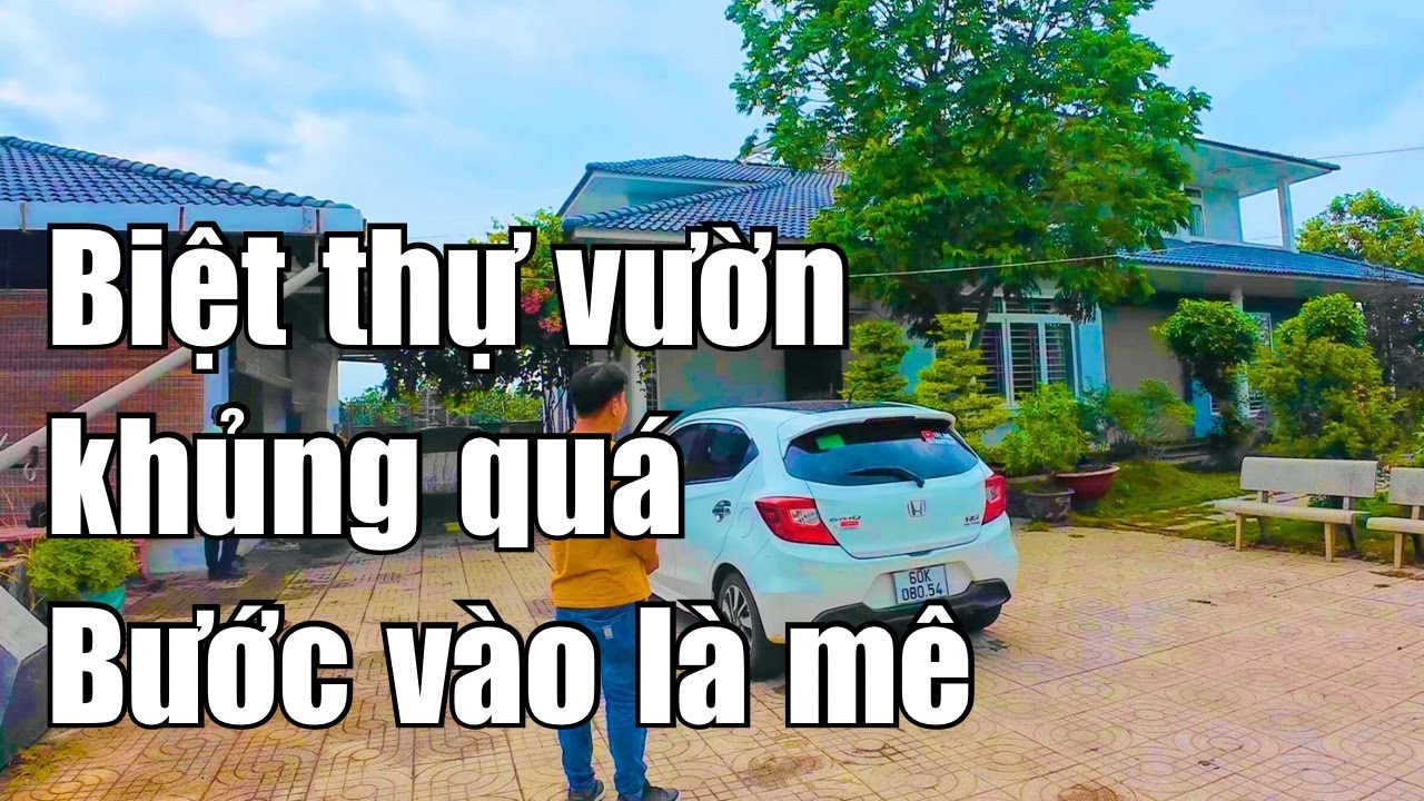 Biệt thự vườn quá khủng ! Cây trái sum suê quá xá đã