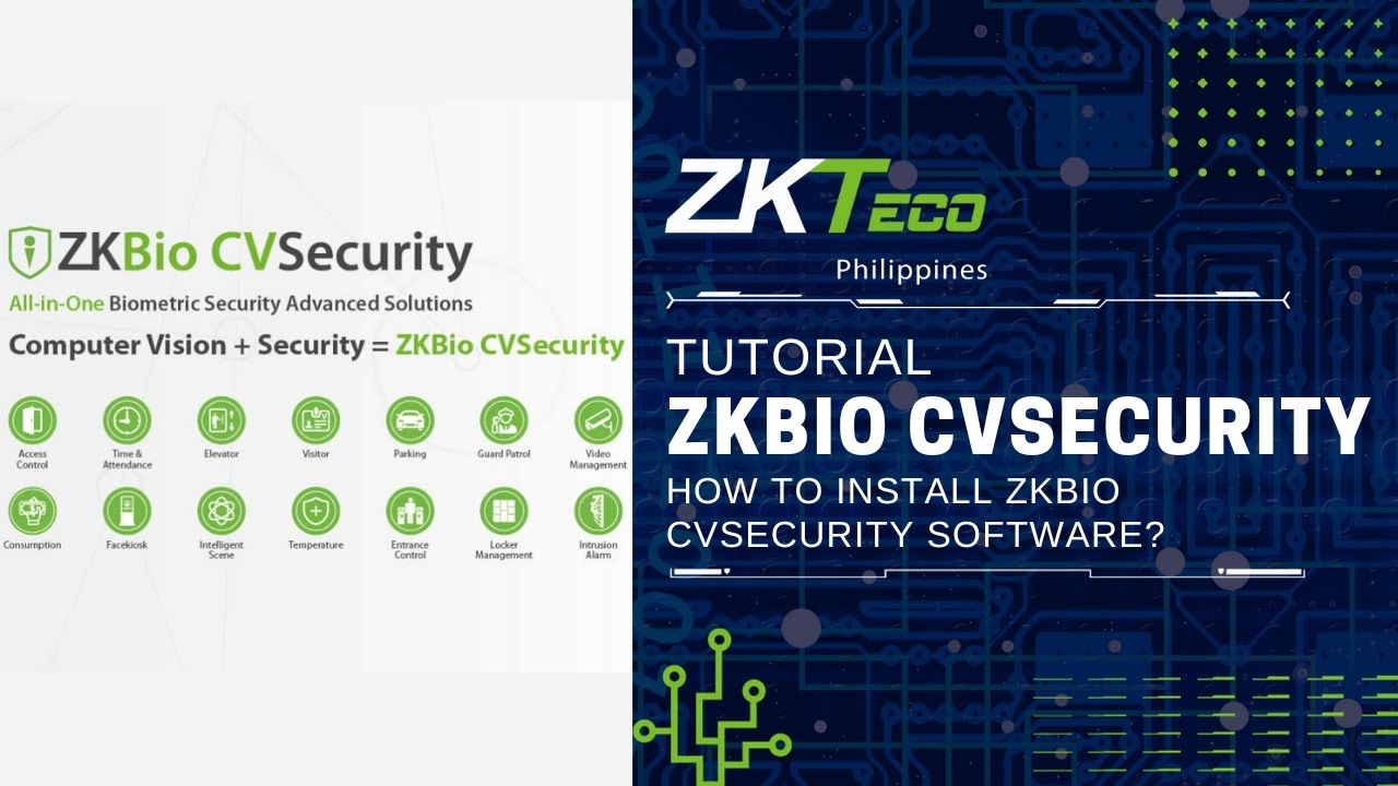 ZKBio CVSecurity Tutorial | How to install ZKBio CVSecurity Software?