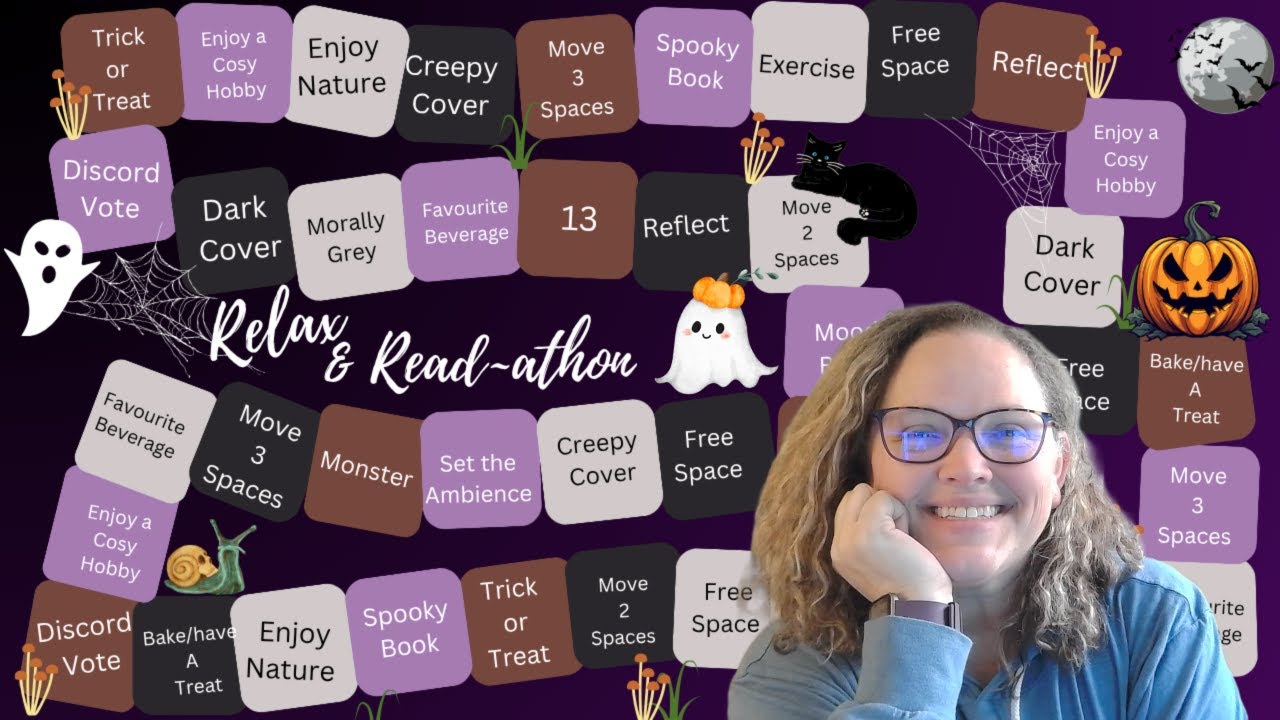 Видеоблог Relax & Readathon | Октябрь 2025 г. 💜