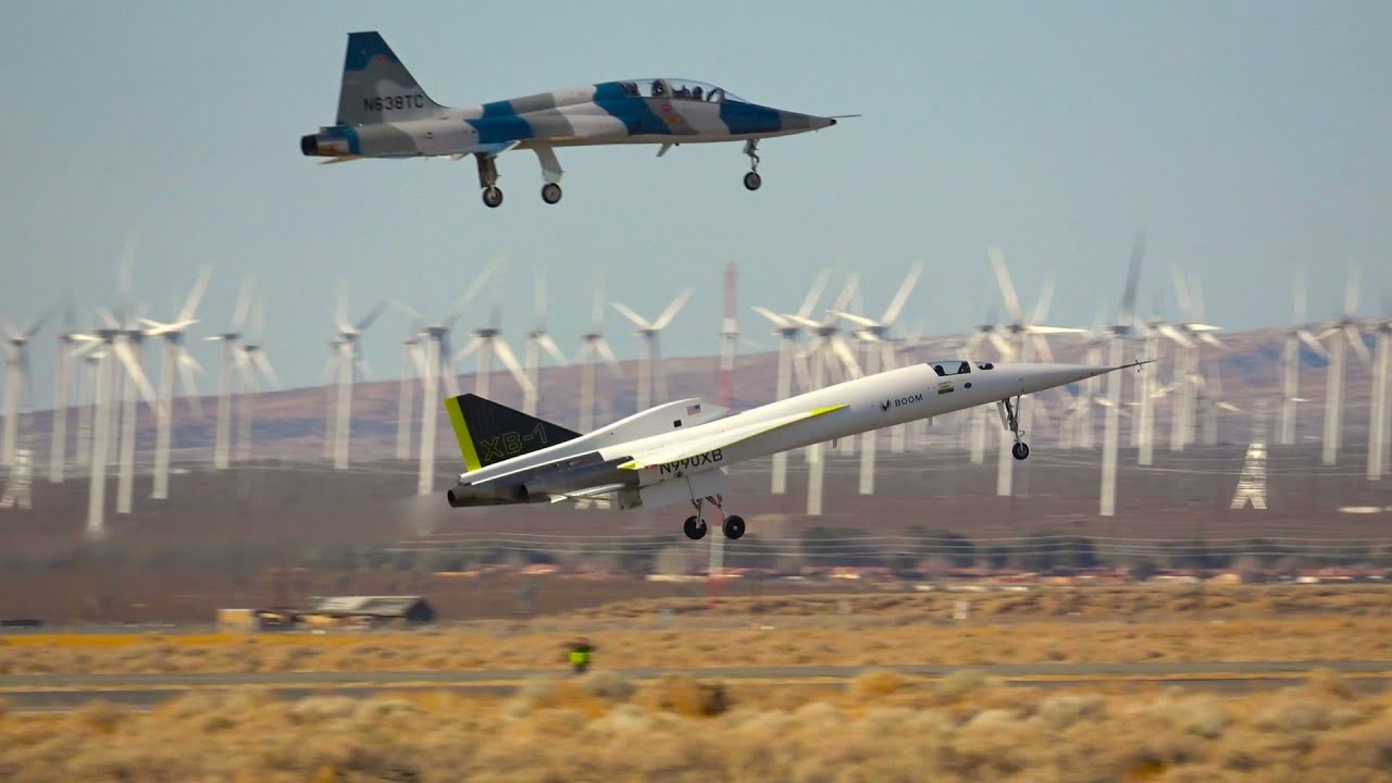 Boom XB-1 First Supersonic Flight