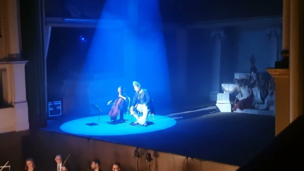 Vivaldi Olimpiade “Sciagurato in faccia  a morte  “ Roberto Lorenzi baritono Sara Airoldi cello