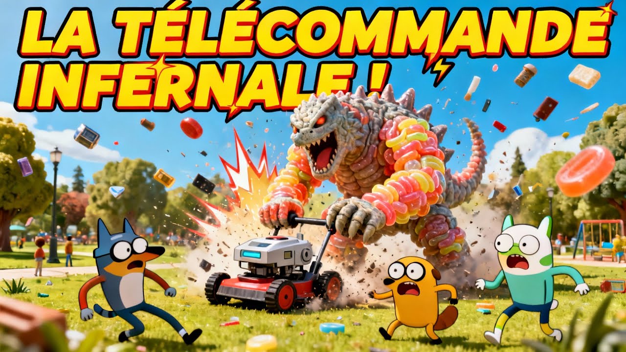 LA TÉLÉCOMMANDE INFERNALE ! | Regular Show & Gumball