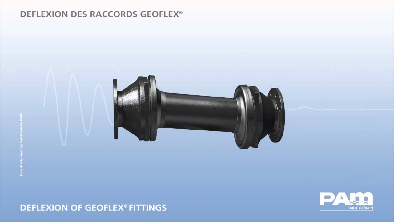 Animation GEOFLEX : a ductile iron fitting for ground movement - Saint-Gobain PAM