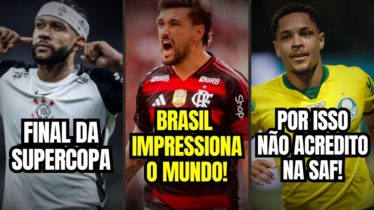 SAIU O RANKING MUNDIAL! Flamengo ATROPELA EUROPEUS e Palmeiras SURPREENDE! Final da SUPERCOPA! 