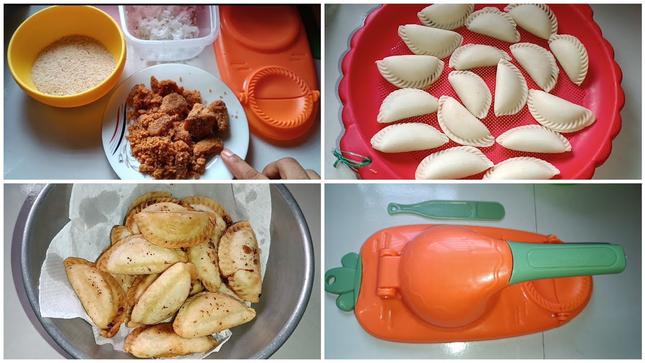 ১ম বার দারাজ থেকে কেনা পিঠা মেকার দিয়ে পিঠা বানালাম। নারিকেলের পুলি পিঠা।  daraz online shopping।