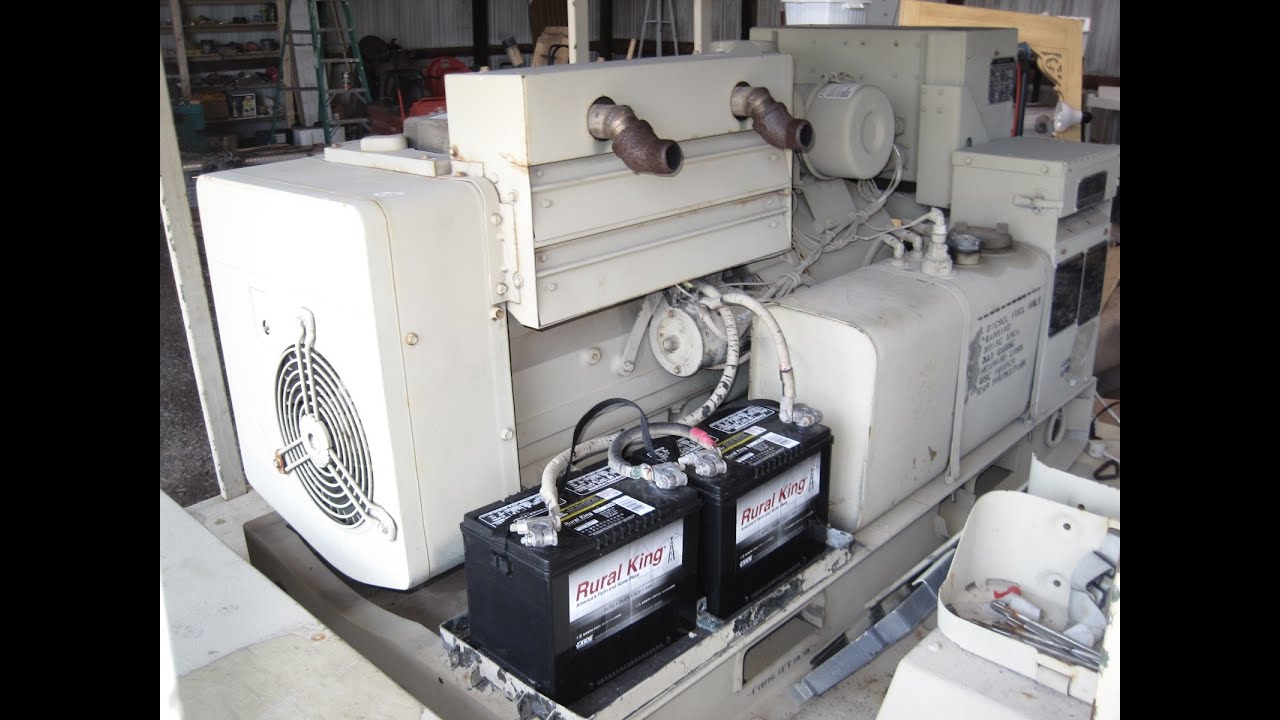 NEW NOS Onan MEP 0003A 10KW Military Diesel Generator. Runs on-board or aux fuel