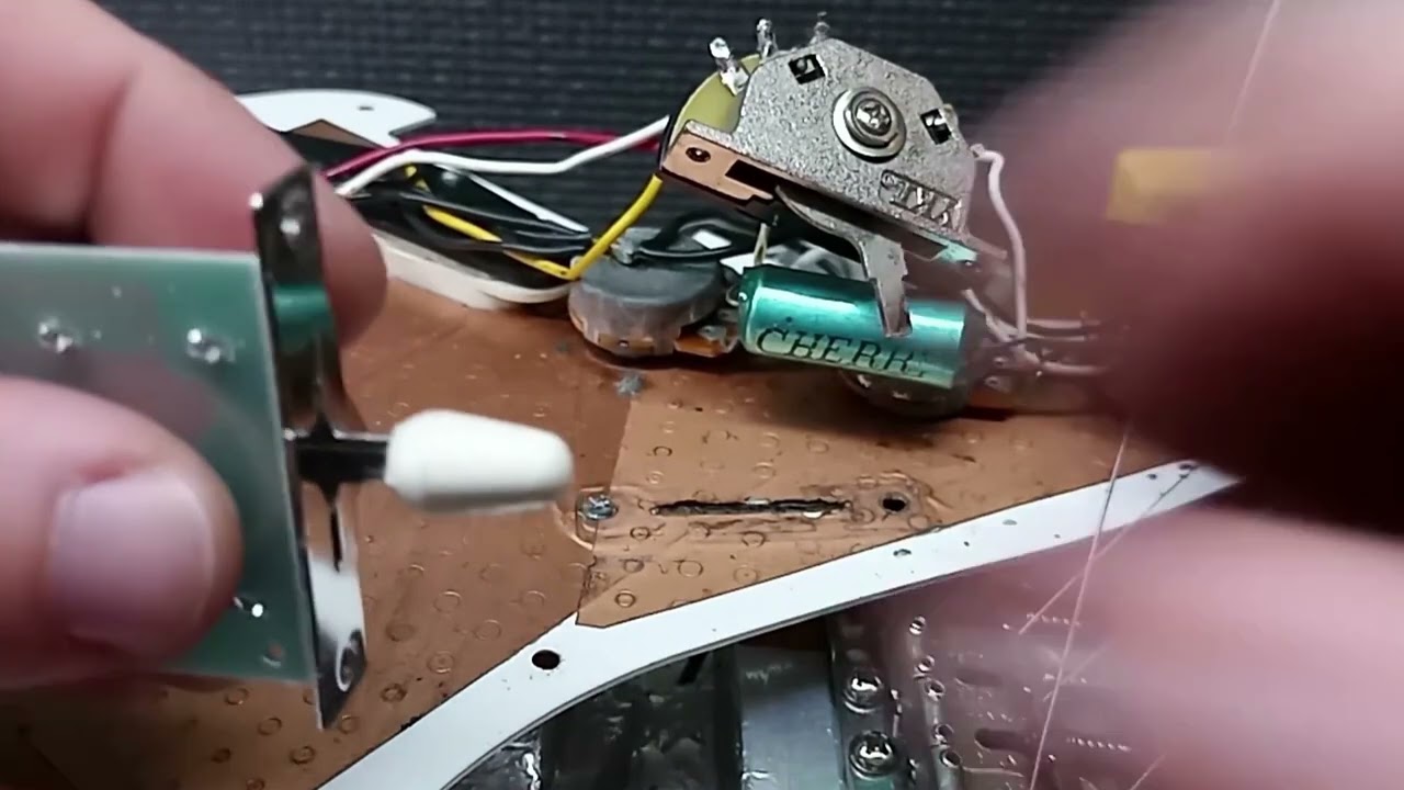 Troca de chave seletora 5p Stratocaster!
