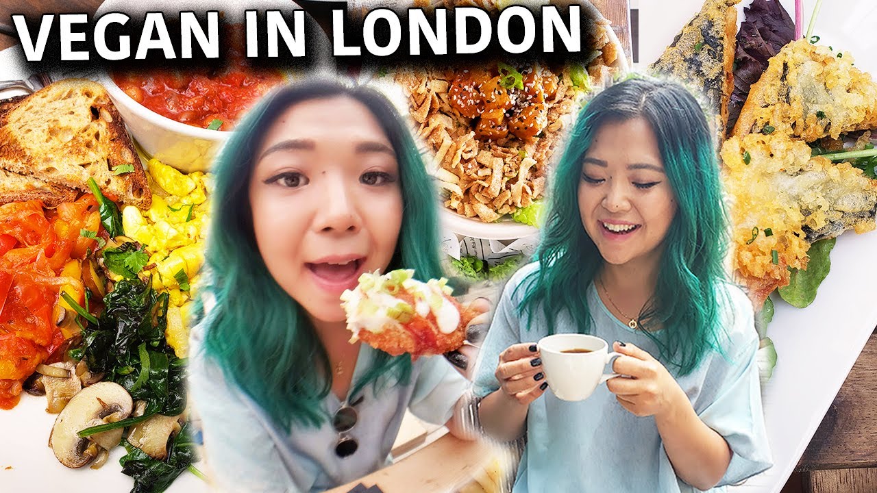 Where to Eat Vegan in LONDON, UK (2019) // Food Travel Vlog