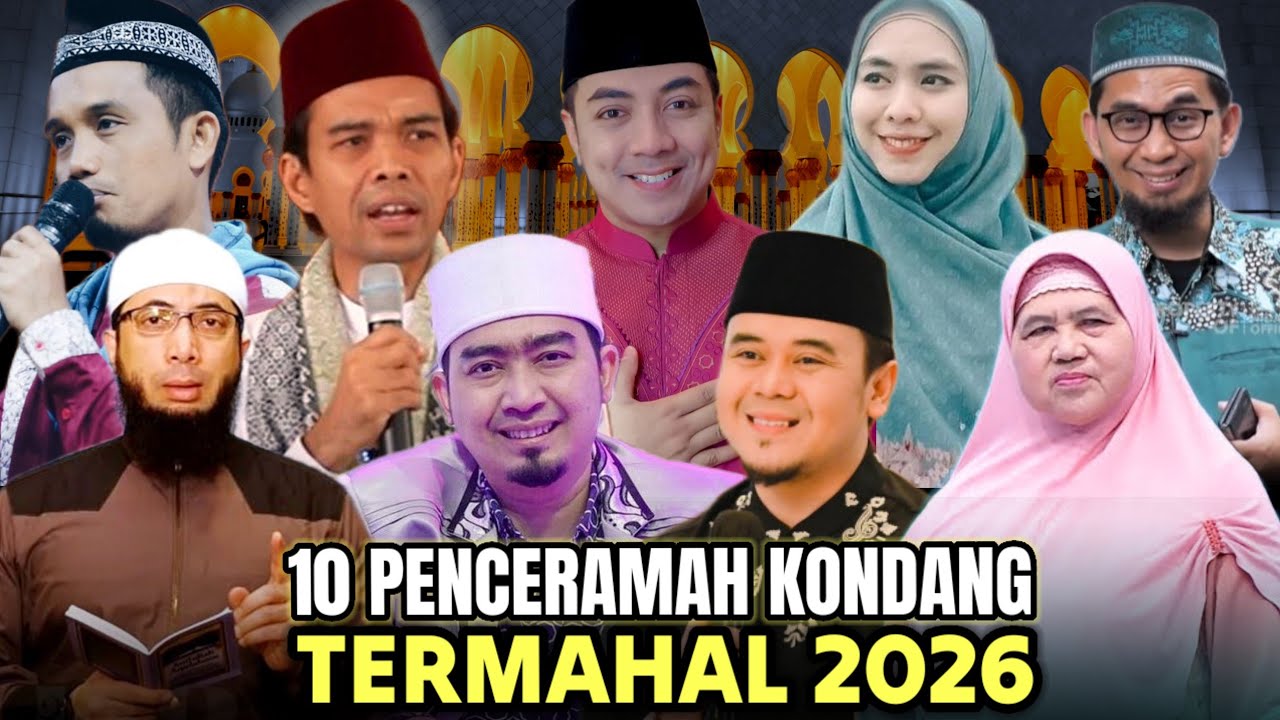 Sekali Manggung 200 Juta !! INILAH 10 PENCERAMAH KONDANG DENGAN BAYARAN TERMAHAL 2026