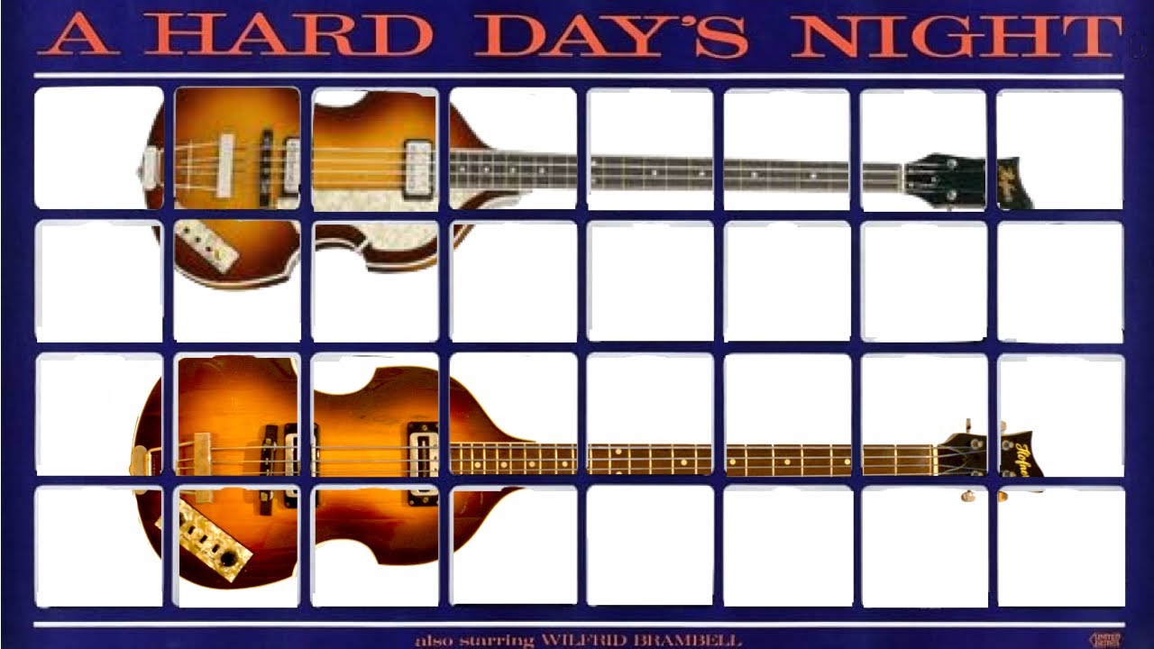 A Hard Day's Night- FULL ALBUM BASS COVER