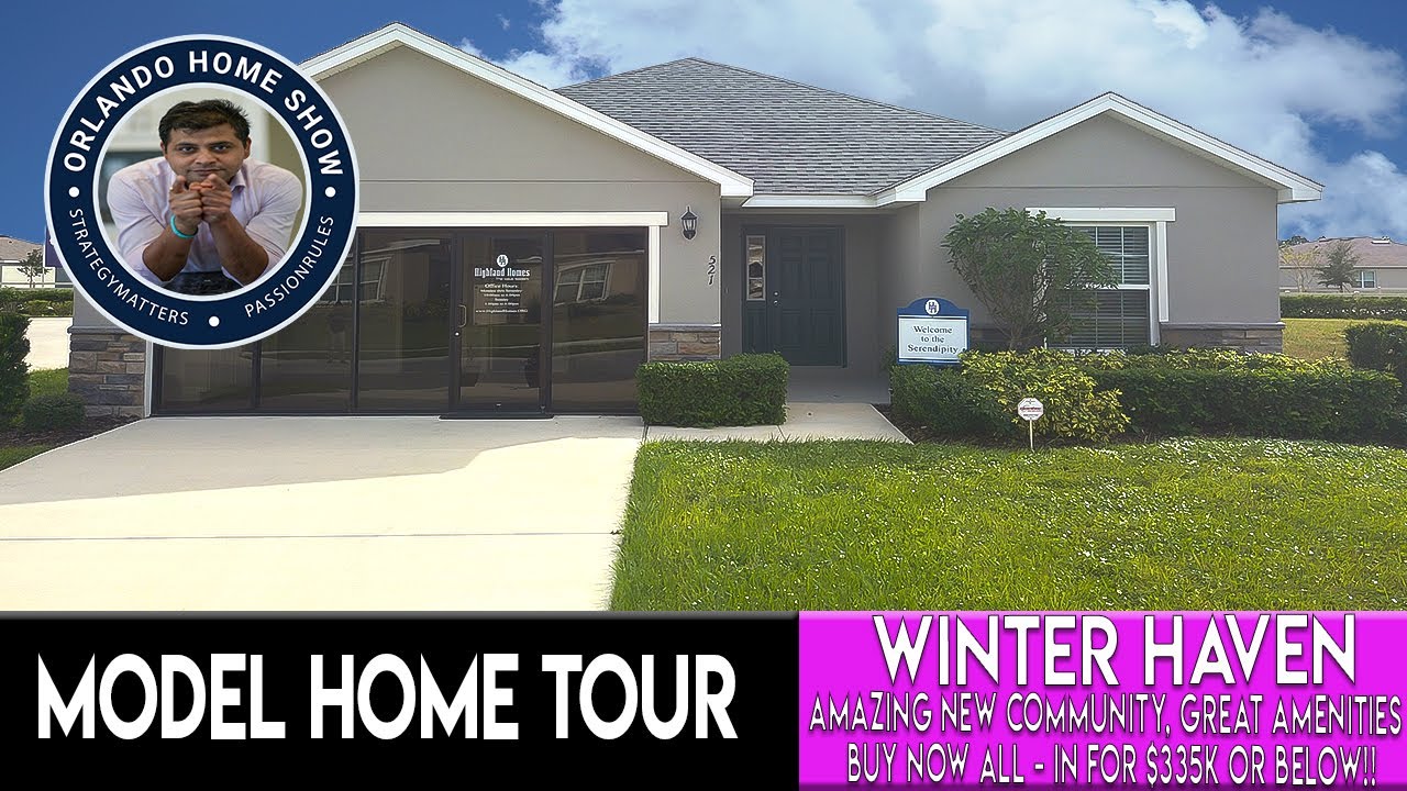 All-In for 335K or below | A brand new builder model house in Winter Haven | Very low HOA!