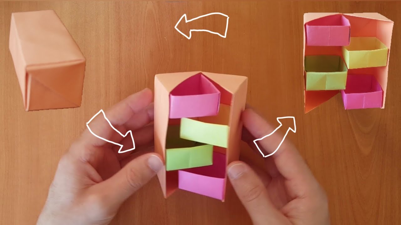 KAĞITTAN MUHTEŞEM KUTU YAPMAK / Kolay Origami