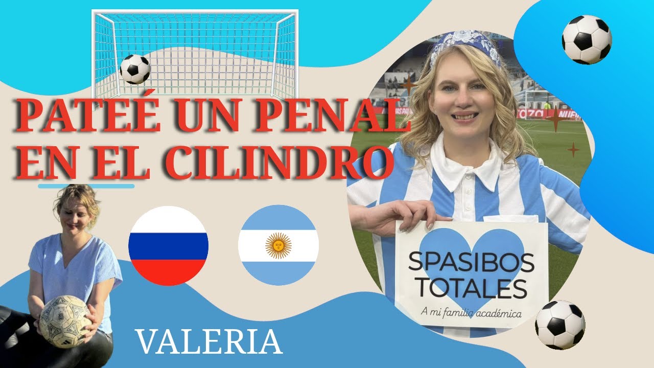 Es Rusa y fanática de Racing Club - Valeria