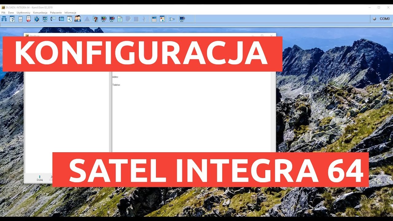 S01E013 - Jak skonfigurować Satel Integra 64 | Konfiguracja podstawowa