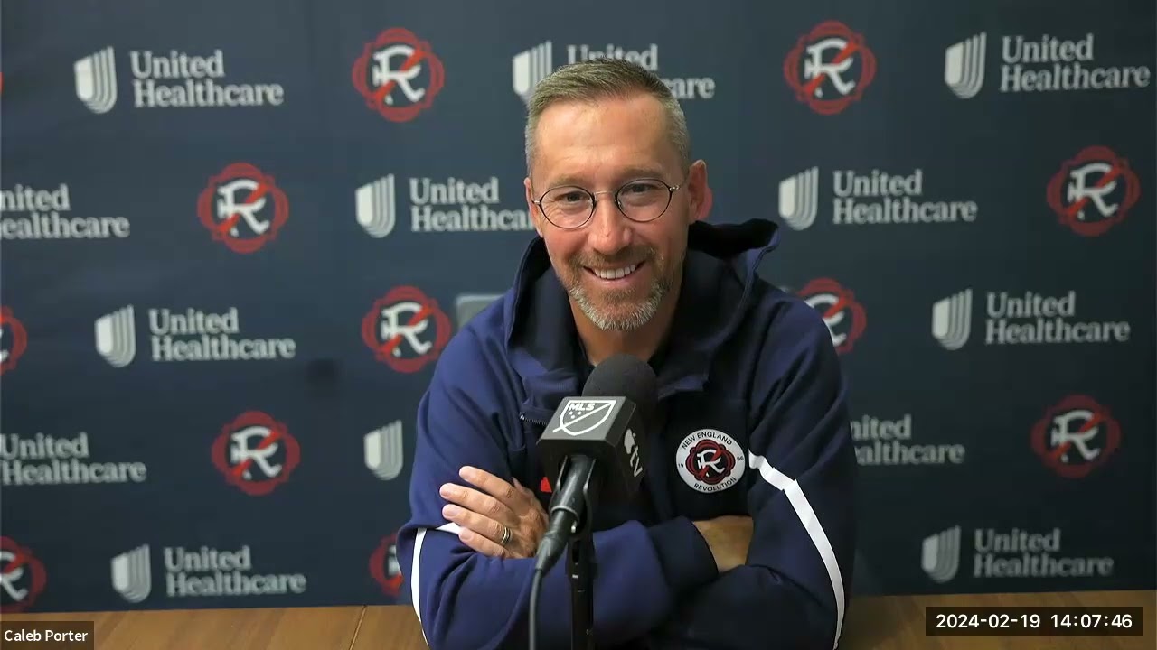 New England Revolution Head Coach Caleb Porter Speaks At 2024 MLS Is Back Media Availability