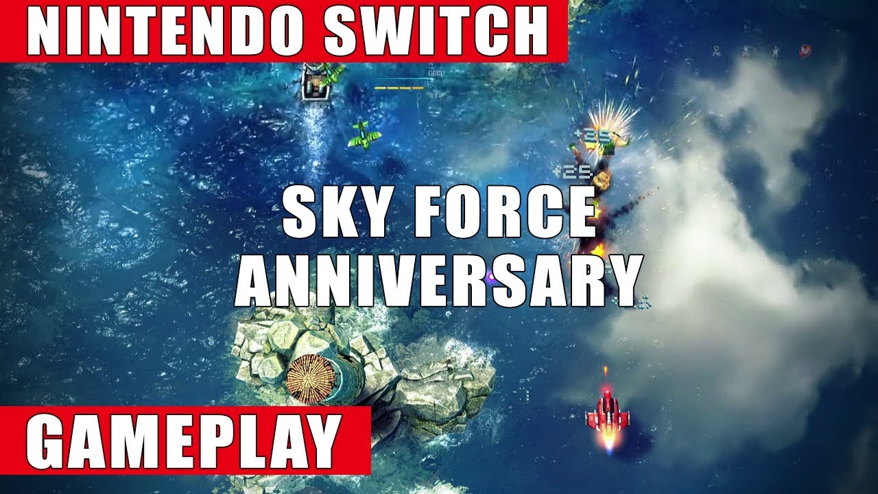 Sky Force Anniversary Nintendo Switch Gameplay