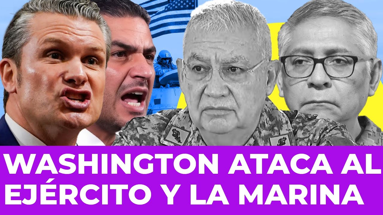 ¡HARFUCH LOS ENTREGÓ! Washington quita a altos mandos de Sedena y Marina