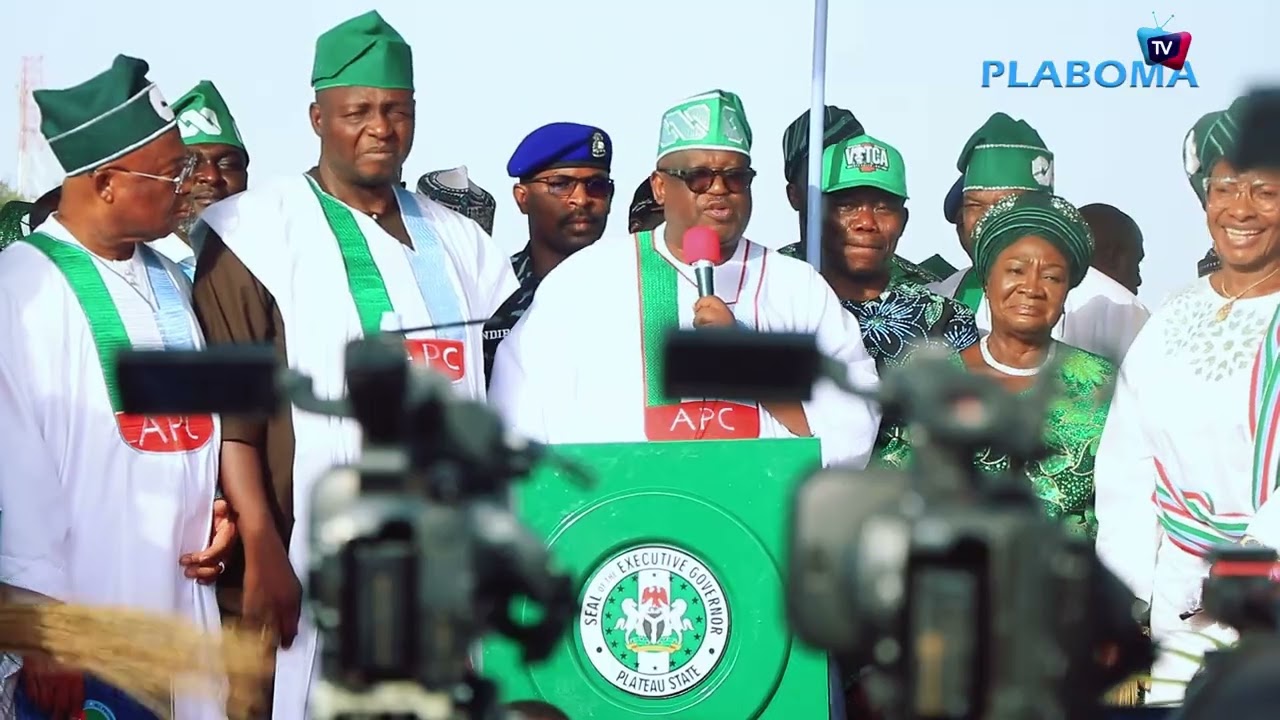 Vice President Shettima, Senate President Akpabio, Nentawe, State Governors Storm Jos to...