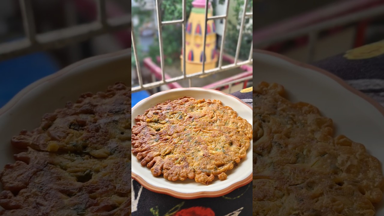 Quick & Crispy Besan Pola...🤤🤤 | Healthy Indian Breakfast Recipe.. 