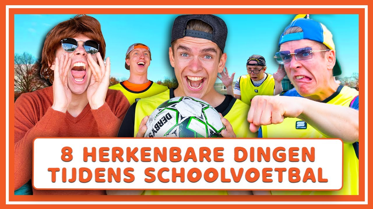 8 HERKENBARE DINGEN TIJDENS SCHOOLVOETBAL - Addo Comedy Sketch