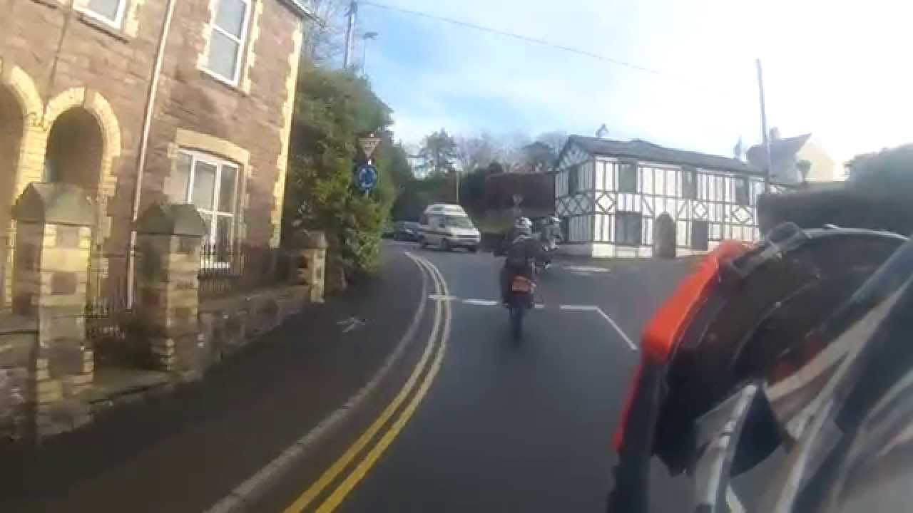 A Ride Through Abergavenny in Monmouthshire