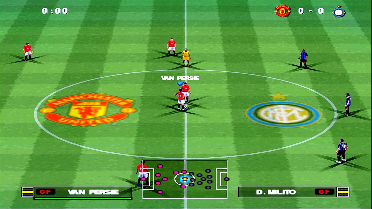 PES 2013 - Манчестер Юнайтед против Интера | PS2