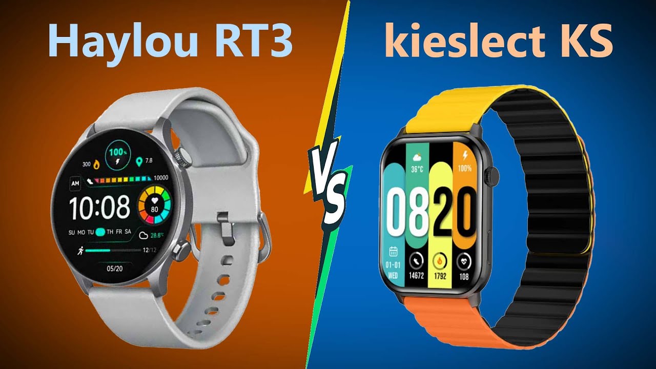 Haylou RT3 vs Kieslect KS Smart Watch Comparison 2023 | Review Plaza