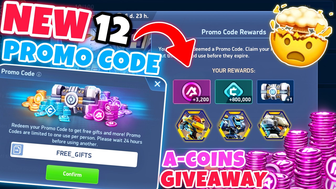 NEW 12 PROMO CODES 2026 🔥😍 | FREE Acoins and Mechs for Every Player | Mech Arena